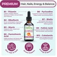 thumbnail image 2 of Why Not Natural B Complex Liquid: All 8 B Vitamins, 60 Servings, Organic Tangerine, 2 of 7
