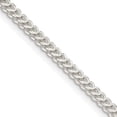 thumbnail image 1 of Sterling Silver 2mm D/C Square Franco Chain (26 X 2) Made In Italy qqf060-26, 1 of 5