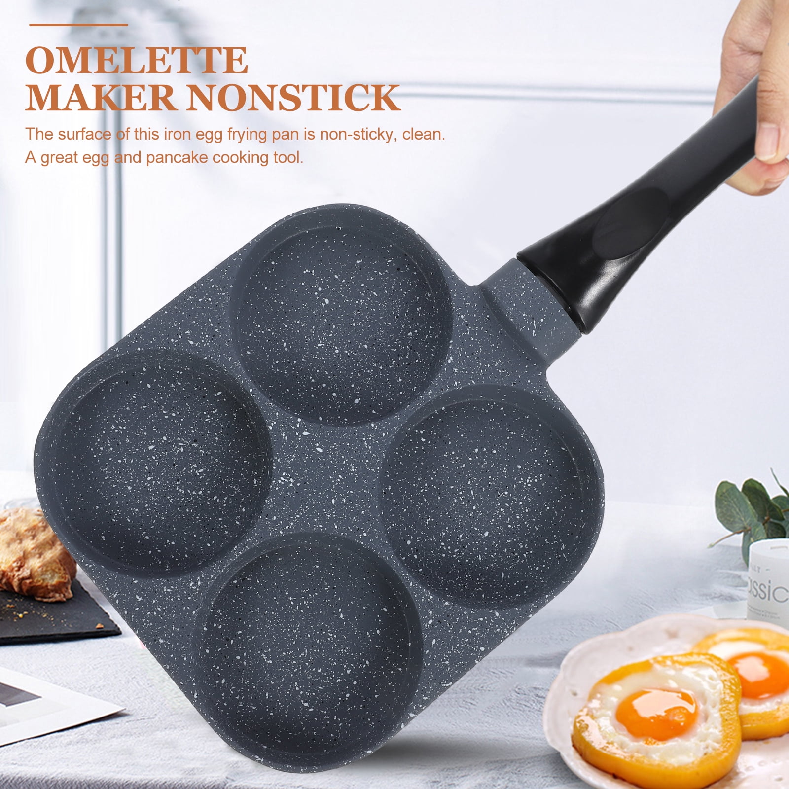Small Nonstick Frying Pan for Eggs and Deep Sauté, Non Stick Cookware for Easy Cooking