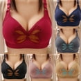 thumbnail image 2 of Sports Bras Womens Sexy Seamless Bra Wire Free Push Up Bra Comfort Plus Size Full Coverage Everyday Bra Underwear, 2 of 4