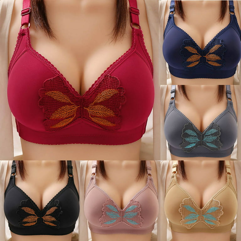Tejiojio Clearance Party Supplies Women's Solid Color Bra Off
