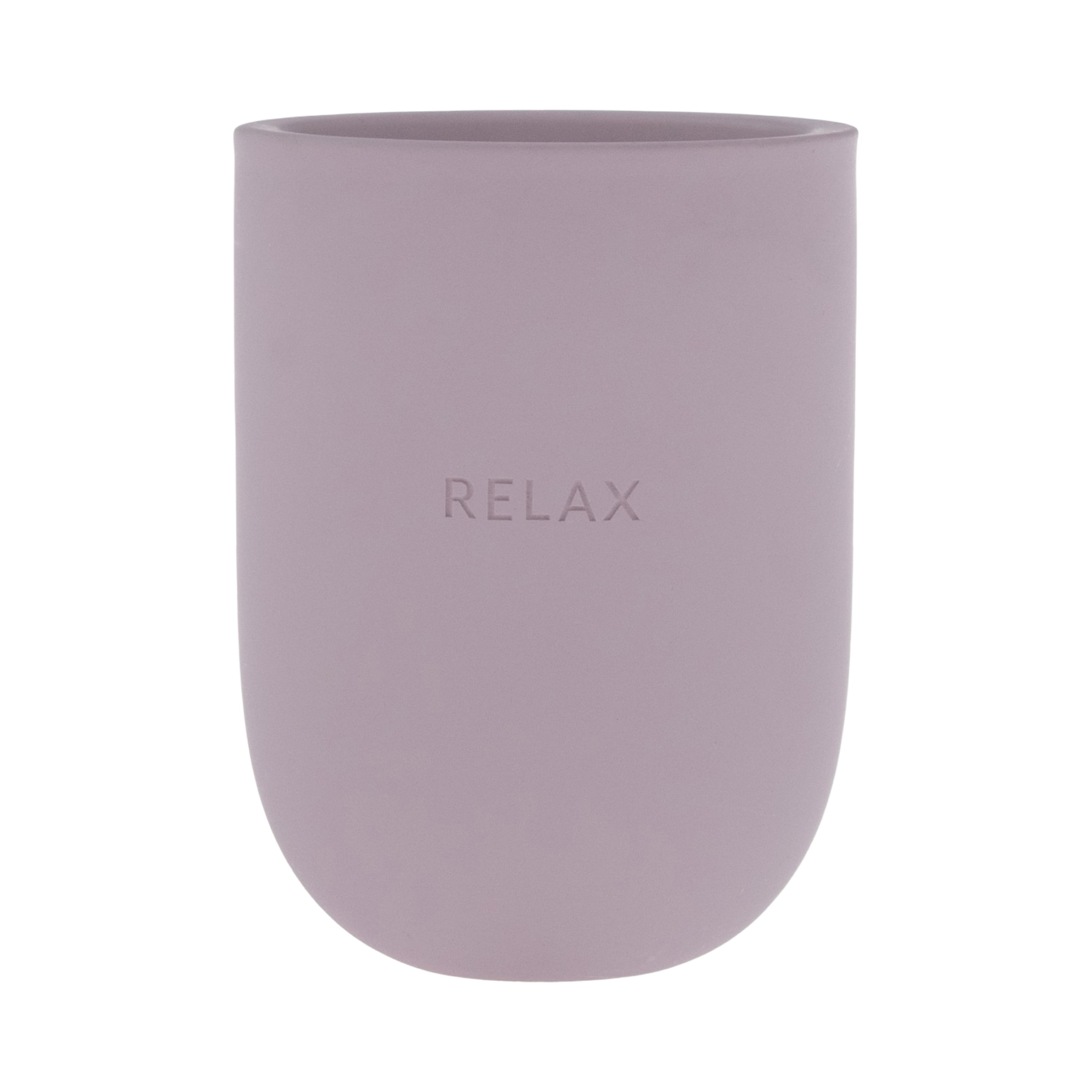 Allswell Relax Scented Lavender, Jasmine & Chamomile Ceramic Jar Candle, 10 oz