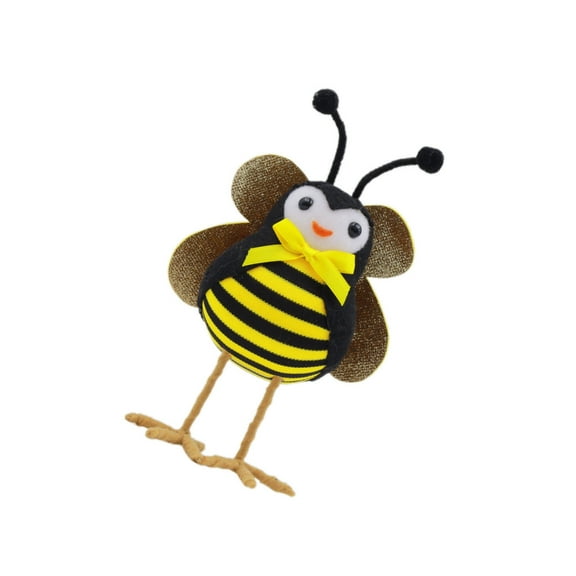 AOOOWER Easters Bees Cute Bird Figurine for Home Decors and Party Tabletop Window Display Fabric Standing Bird Ornament