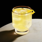 Viski Meridian Crystal Old Fashioned Cocktail Glasses, 12oz (Set of 2)