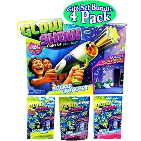 Glow Show Sticker Launcher and 3 Refill Theme Packs Bundle