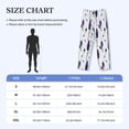 thumbnail image 4 of Pofeuu Lavender Flowers Print Men's Pajama Pants, Soft Lounge Pajama Pants with big pockets for Men Plaid Pj Bottoms-Small, 4 of 6