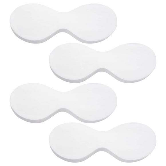 400-Pack Soft Non-Woven Eye Mask Sheets for Skincare, Spa, and Moisture Retention, Transparent Facial Pads for Eye Care and Beauty Treatments