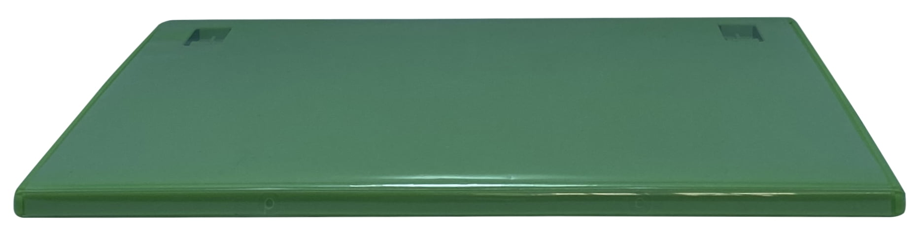 CheckOutStore 200 Slim Solid Green Color Single DVD Cases 7MM