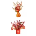 thumbnail image 1 of 2 adornos de flores artificiales en maceta para decoración de oficina EstiloF, 1 of 9