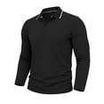 thumbnail image 3 of jjayotai Men's Shirts Long Sleeve Slim Fit Casual Shirts Classic Stretch T Shirt Golf Shirts, 3 of 5