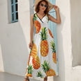 thumbnail image 2 of Lunarable Pineapple Sleeveless Dress Female Clothing Dress Women Summer 2025 Dress, 2 of 7
