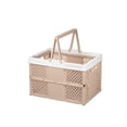 thumbnail image 2 of Bacs de Rangement Pliables, Contenants de Rangement en Plastique Empilables avec Poignée, Boîte de Rangement Visible Multi-Usage pour l'Organisation du Garde-Robe, de la Lessive et de la Cuisine, Conception Gain de Place, Kaki/gris/blanc, 2 of 7