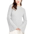 thumbnail image 1 of Rachel Roy Chandail Côtelé pour Femmes, Gris, TG, 1 of 1