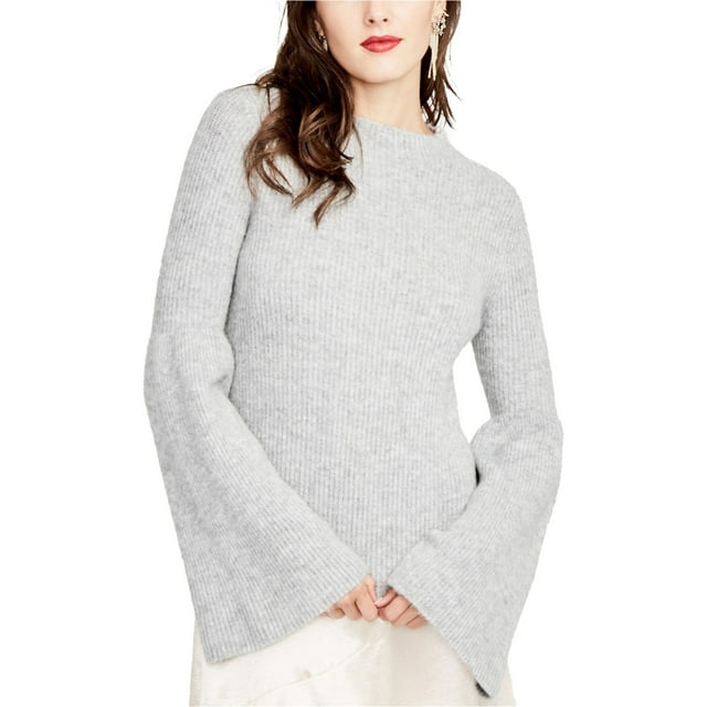 Rachel Roy Chandail Côtelé pour Femmes, Gris, TG