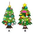 thumbnail image 6 of Haillom Decoration Christmas Tree Festival Party Pendant Felt DIY Wall Hanging Children Toy Ornament, Type 2, 6 of 10