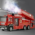 thumbnail image 3 of Children's Alloy Fire Truck Toy Boy Can Spray Water Car Sprinkler Toy, 3 of 8