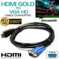 thumbnail image 3 of Universal Hdmi To Vga Hd Converter Cable Pvc Hdmi Male To Vga, 3 of 9