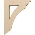 thumbnail image 3 of Ekena Millwork 5 1/2"W x 28"D x 36"H Thorton Traditional Rough Cedar Woodgrain TimberThane Bracket, Primed Tan, 3 of 6