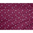 thumbnail image 4 of oneOone Tissu Polyester Lycra Feuilles & Fleurs Imprimé Floral Tissu BTY 56 Pouces de Large, 4 of 4
