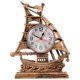 thumbnail image 1 of Reloj despertador con forma de velero, reloj despertador de lujo retro, reloj de mesa novedoso, 1 of 7