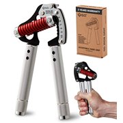 GD Iron Grip Metal Hand Grip Strengthener (Adjustable Hand Gripper) Wrist and Forearm Strength Trainer (2. IG EXT 80 (55~176lbs, Handle Extensions))