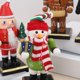 thumbnail image 4 of Venta al por mayor Cascanueces de Navidad Decoración de madera Muñeco de nieve Oso Galleta Pingüino de Santa Cascanueces de madera, 4 of 4