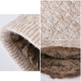 thumbnail image 5 of Winter Beanies Fashion Women Keep Warm Winter Casual Knitted Hat Wool Hemming Hat Ski Hat, 5 of 5