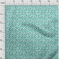 thumbnail image 2 of oneOone Polyester Spandex Aqua Blue Fabric Animal Skin Dress Material Fabric Print Fabric By The Yard 56 Inch Wide-ARE, 2 of 4