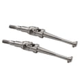 thumbnail image 3 of KLKCMS 2 Pieces Metal RC CVD Driveshaft Hard Steel Replacement Transmission Axle RC Car Argent, 3 of 7