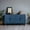 Antique Navy Blue, variant on Stronger Vintage Style Buffet Cabinet, Lacquered Accent Storage 4 Door Wooden Cabinets, Thickened Sideboard Storage Cabinet for Entryway, Living Room (Taupe Grey)