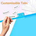 thumbnail image 4 of AGCAN Binder Dividers with Tab, 8 Count Dividers with Two Pockets, 8 Tab Dividers for 3 Ring Binders, Plastic Binder Index Dividers, Multicolor, Letter Size, 4 of 7