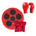 thumbnail image 3 of koolsoo Machine de Boxe Électronique Équipement d'Entraînement de Boxe pour Réaction de Concentration Sanda Rouge et Gants pour Enfant, 3 of 9