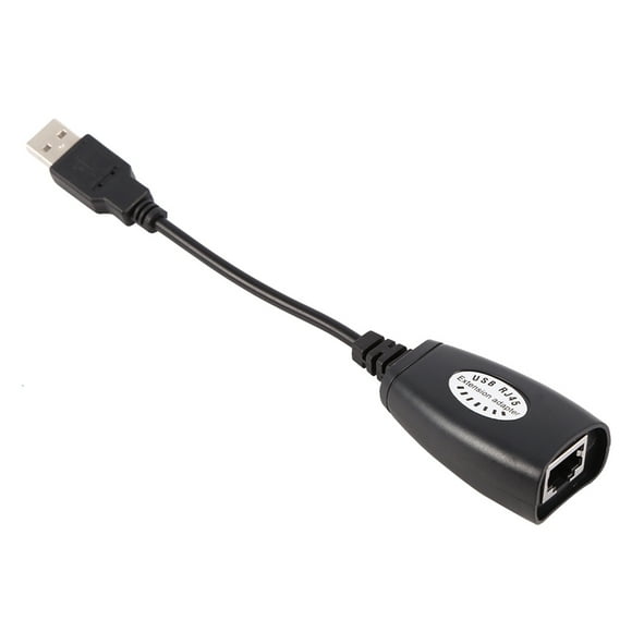 USB Extender, Extension Cable Connector Adapter Ethernet Extender USB Over Ethernet Adapter USB To RJ45 Adapter USB 2.0 To RJ45 Ethernet Extension