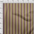 thumbnail image 2 of oneOone Organic Cotton Poplin Twill Fabric Multicolor Stripe Print Sewing Fabric BTY 42 Inch Wide, 2 of 4