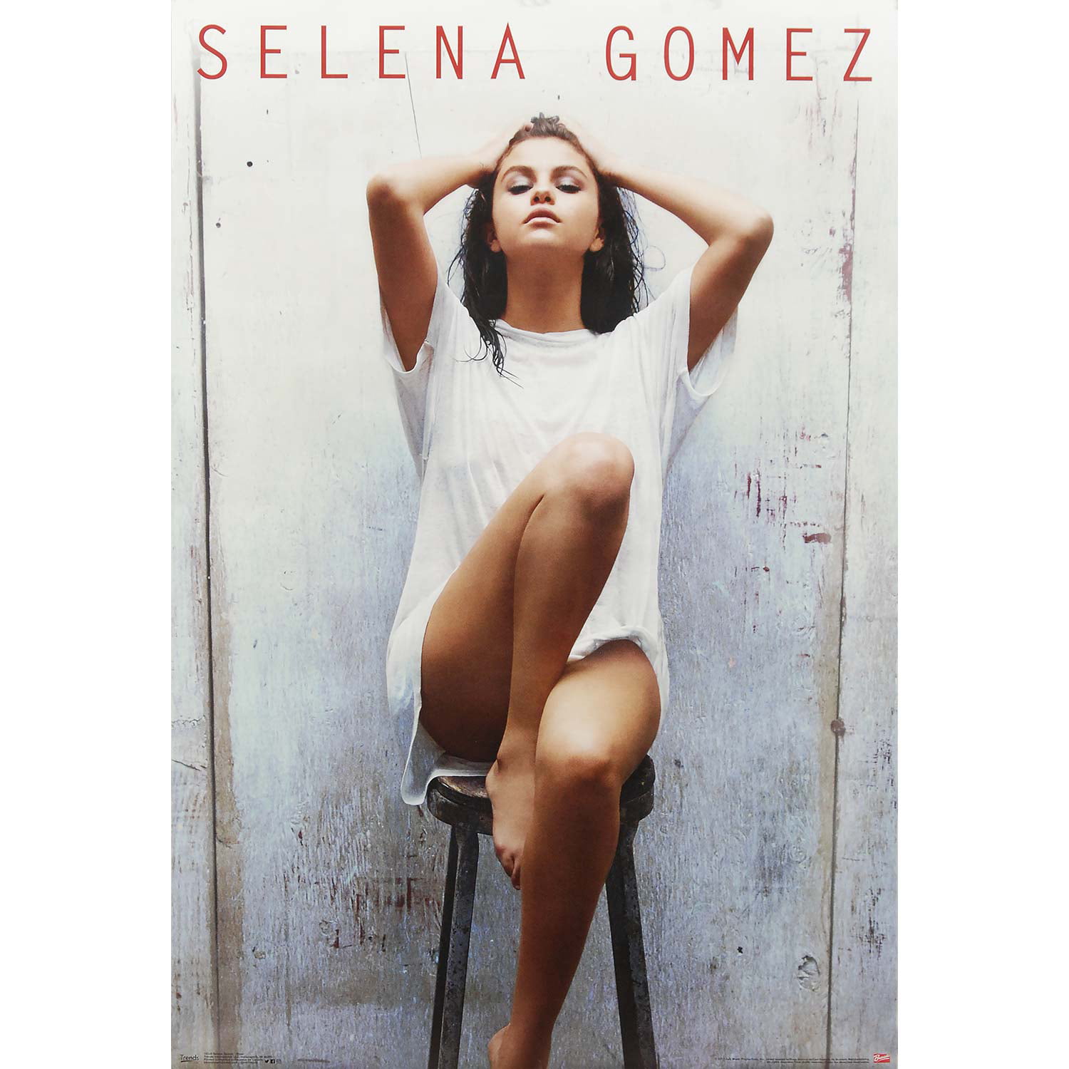 Trends International Selena Gomez Stool Wall Poster 22.375" x 34"