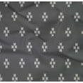 thumbnail image 4 of oneOone Tissu Popeline de Coton Biologique Sergé Imprimé Kasuri Signe Plus 42 Pouces de Large, 4 of 4