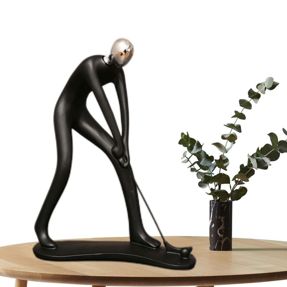 Ksruee Sports Statue Abstract Figure Athlete Characters Resin Sculpture