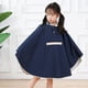 thumbnail image 3 of EeaseMX Poncho impermeable para niños, capa impermeable, capucha, impermeable de una pieza (azul marino), talla S, 3 of 8
