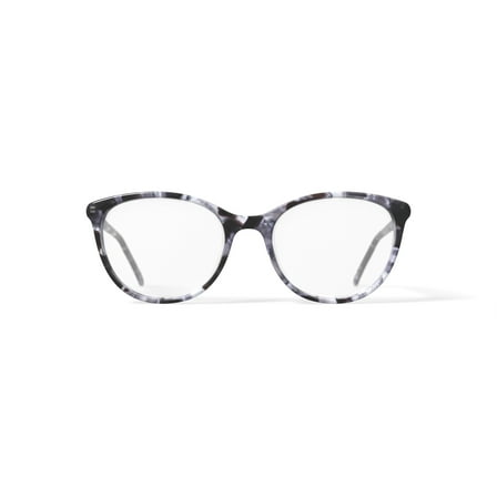 Flower Women's FLR6052 Prescription Eyeglasses with Case, Purple Pearl