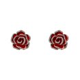 thumbnail image 3 of Broche Decorativo Qarigey Mujer Camelia Estilo Romántico Rojo 2Conjunto, 3 of 6