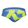 thumbnail image 2 of Neinkie Men's Quick Dry Swim Briefs Bikini Swimsuit Board Shorts with Adjustable Drawstring, 2 of 7