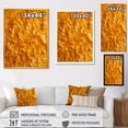 thumbnail image 4 of Designart "Sunset Reverie Abstract Collage II" Abstract Framed Wall Art - Modern Yellow Abstract Collages Living Room Framed Canvas Art, 4 of 6