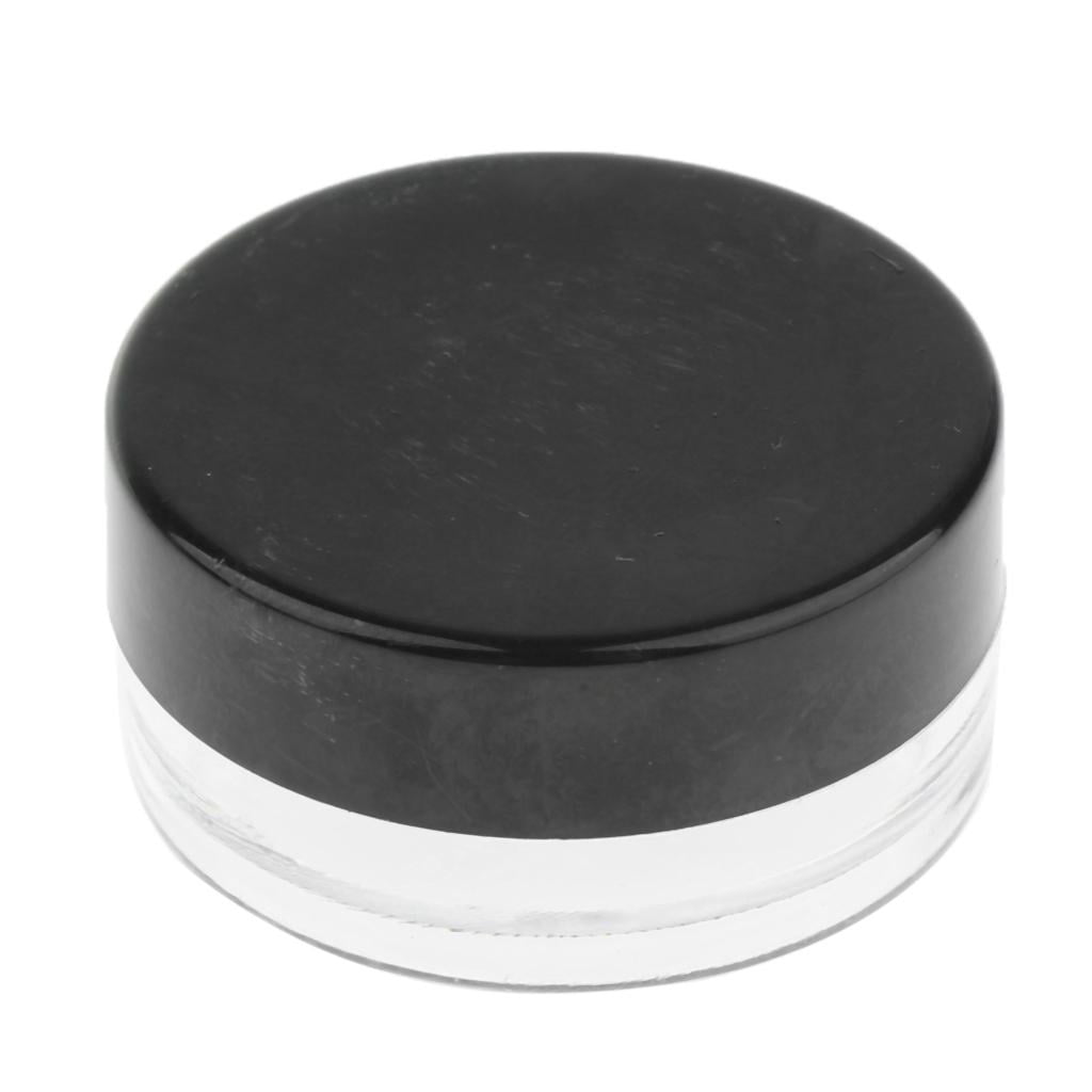 50Pcs Cream Jar Empty Jar Cosmetic Container with Screw for Lip , , Peelings - Black