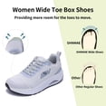 thumbnail image 3 of Zapatos para caminar SHNMAE para mujer, puntera ancha, soporte para arco 9.5, 3 of 6