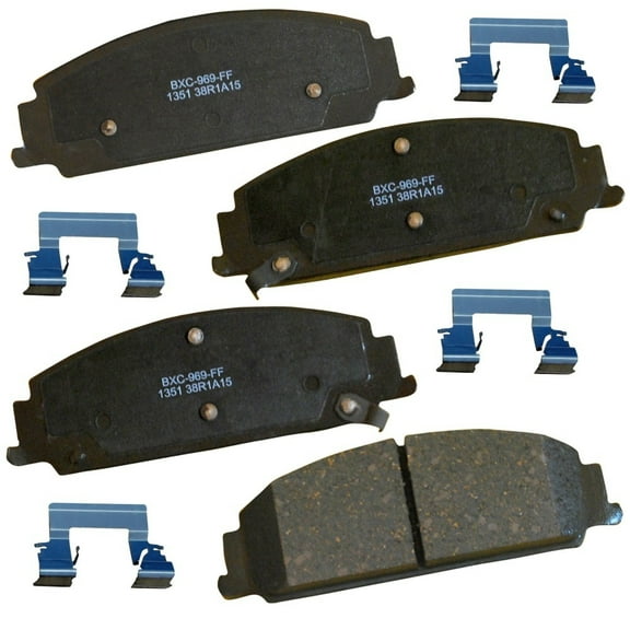 Bendix Brakes Disc Brake Pad Set Fits select: 2008-2009 PONTIAC G8, 2012 CHEVROLET CAPRICE POLICE