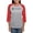 Heather/Red, variant on CafePress - Delta Tau Delta Signature Long Sleeve T Shirt - Womens Baseball Tee