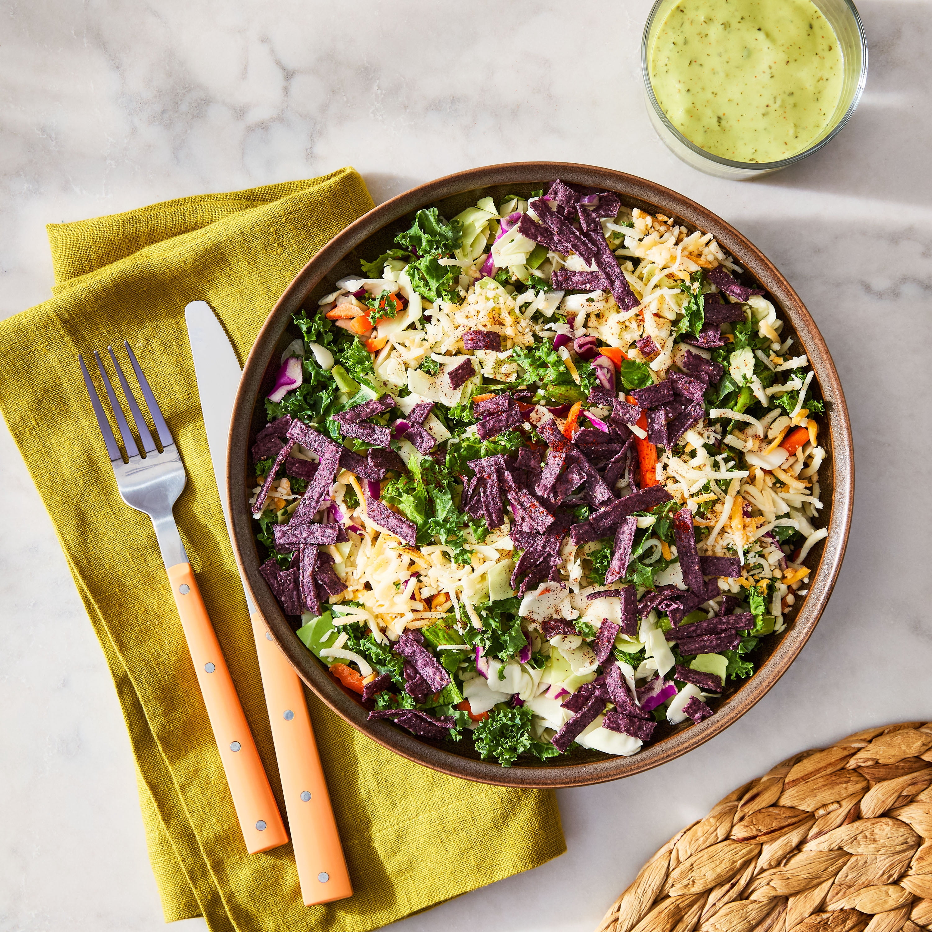 Marketside Avocado Ranch Chopped Salad Kit, 12.3 oz Bag, Fresh