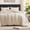 02 White Swan, variant on U by Bedsure 3 Pieces Queen Comforter Bedding Set, Beige Bed Comforter Set for All Seasons, 1 Lightweight Prewashed Comforter and 2 Pillowcases