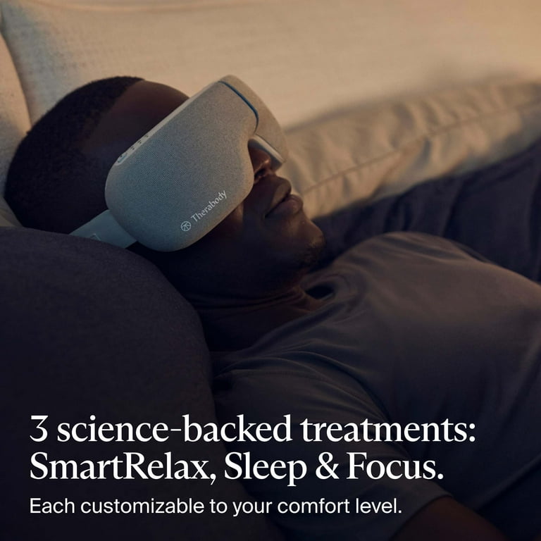 Free Shipping! Therabody SmartGoggles Bluetooth Heated Eye Mask with  Vibration Stress and Sleep Relief - Walmart.com