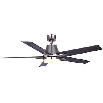 Canarm DAVIS 52 in. LED brushed nickel ceiling fan